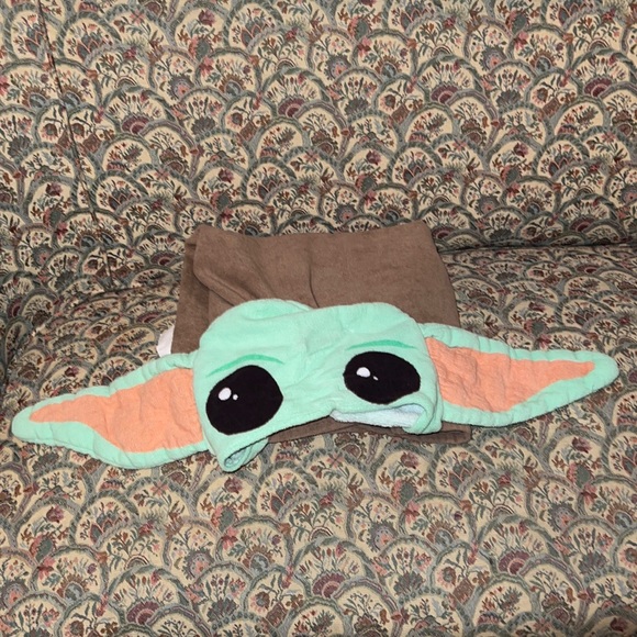 Baby Yoda Kids Hooded Bath/Beach Towel Wrap - Picture 2 of 6